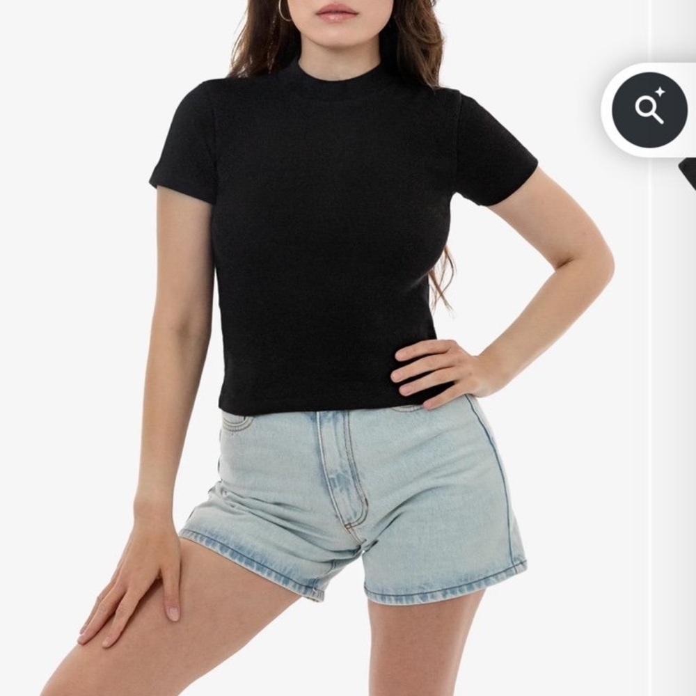 NWOT los angeles apparel 14/1 mock top